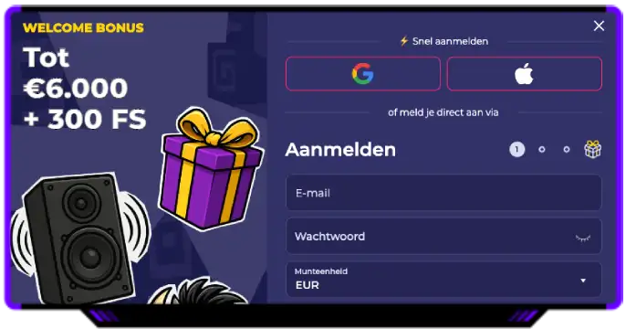 Spinorhino Casino Registratie banner